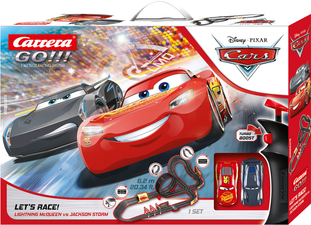 Disney Pixar Cars Racing System Track 1ST Carrera McQuin gift 
