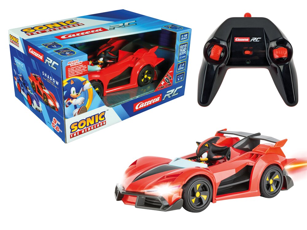 Helicóptero RC Sonic The Hedgehog 2.4 GHz - Con Licencia Oficial, 10.4 Cm, Para Niños A Partir De 8 Años