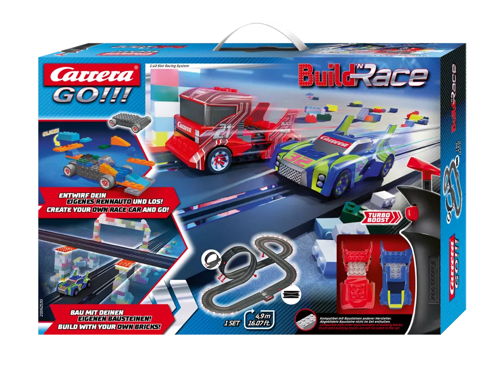 Carrera Go "Race the Track" mit Ausbau Actionset Neuware 110-20201 