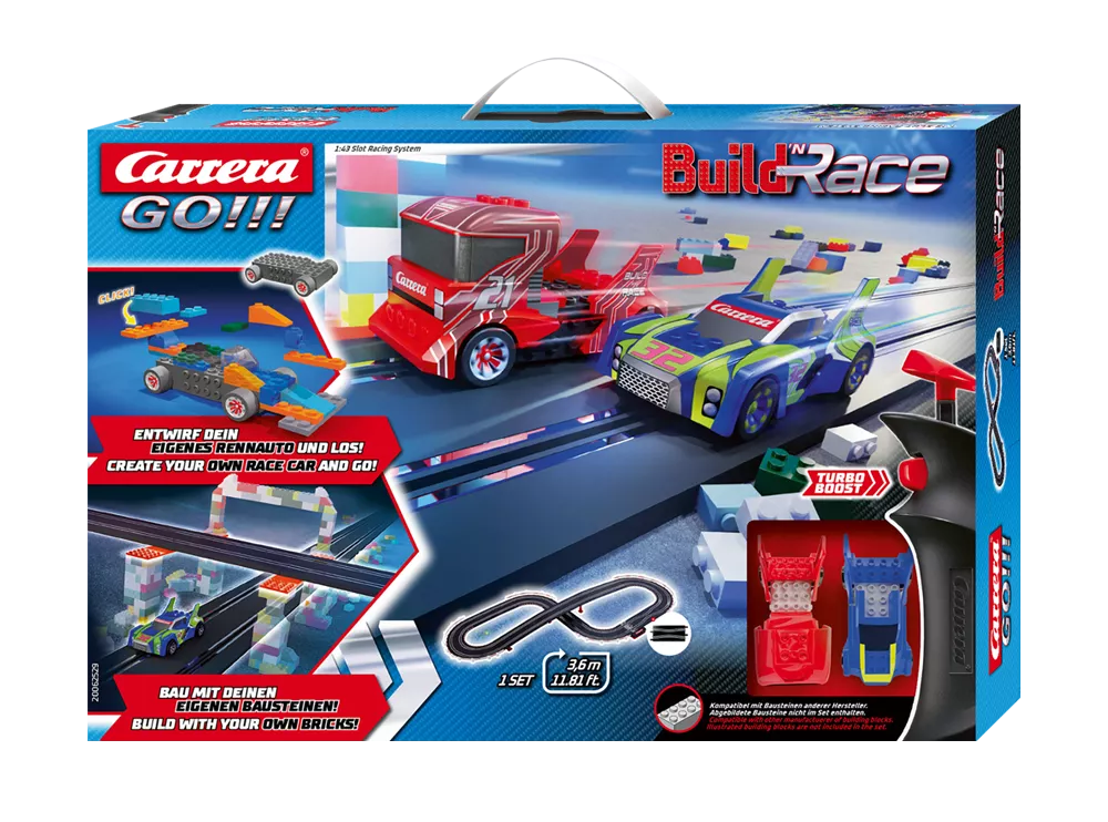 62529 Build 'n Race Racing Set 3.6 Grundpackung Carrera GO!! 