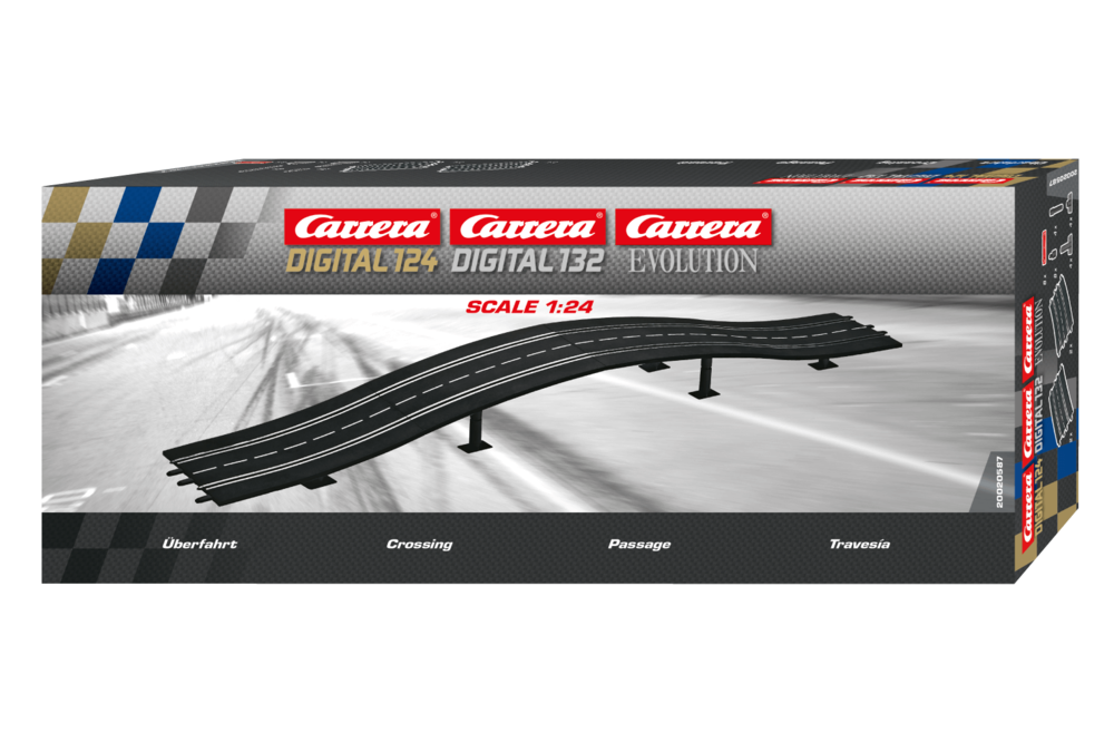 Carrera 132 124 großer Stützensatz 44 teilig Brückenbau Überfahrt Bergstrecke