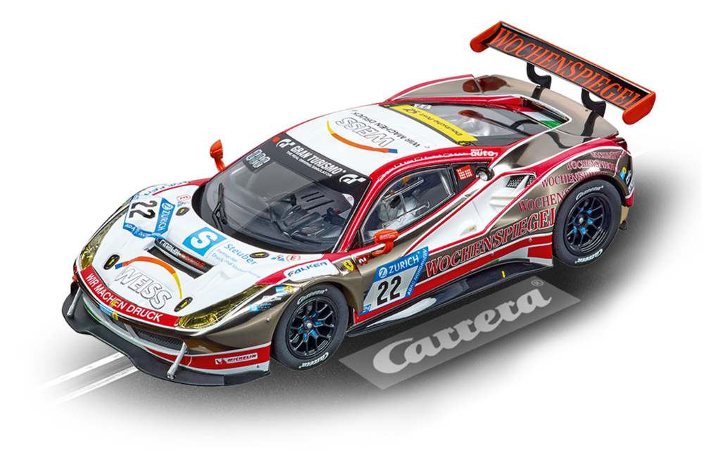 Voiture Ferrari 488 GT3 Pour Circuit Carrera GO - N°488 - Occasion