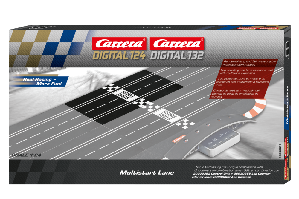 Carrera  slot track 1/24 Evolution control connection start line-FREE Shipping 