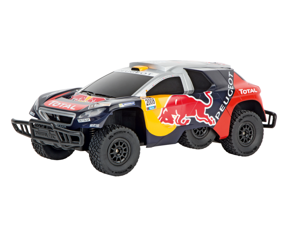 2 4ghz Peugeot 08 Dkr 16 Red Bull Carrera
